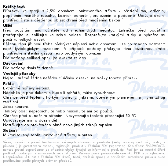 ALFASILVER sprej 50ml