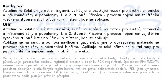 Actolind w Solution 50ml