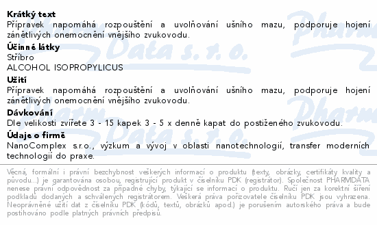 TraumaPet kapky do uší s Ag 50ml