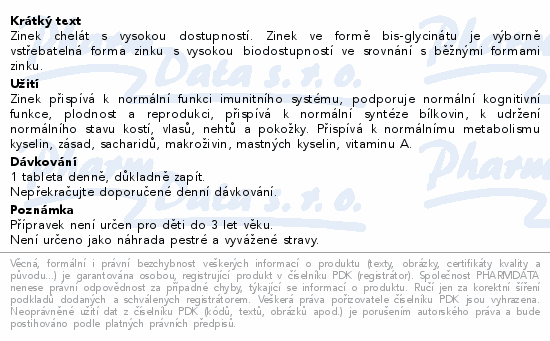 Zinek Chelát 15 mg tbl.90 MOVit
