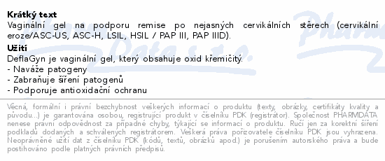 DeflaGyn vaginální gel 40ml aplikační sada