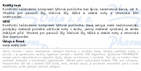 JOBST Opaque II.KT punč.lýtk.bez šp.vel.II karamel