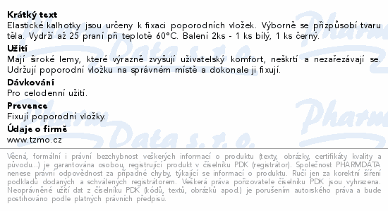 Bella Mamma Comfort síťované kalhotky M/L 2ks