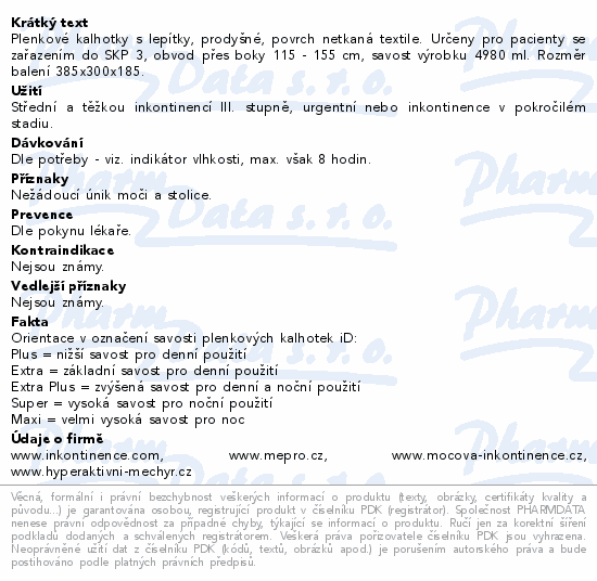 iD Slip Maxi Prime L 15ks