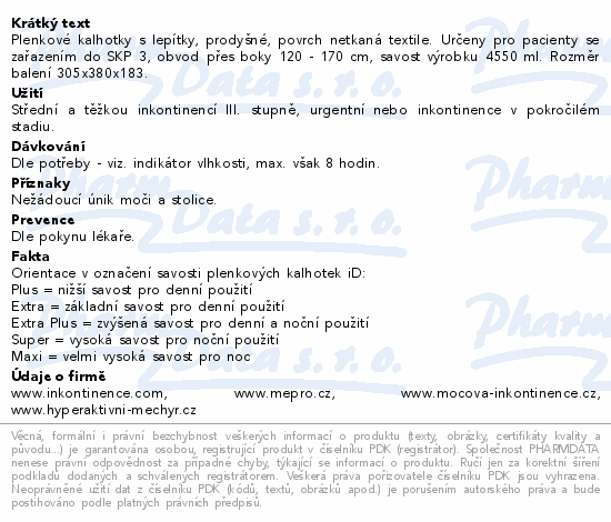 iD Slip Maxi XL 15ks