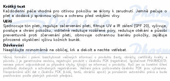 DERMEDIC Redness naprav.den.krém UV+IR SPF 20 40ml