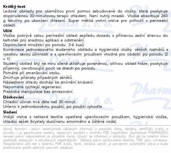 MomCare chladící vložka 1ks