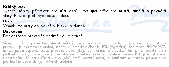 Clinical urychlovač růstu vlasů 100ml