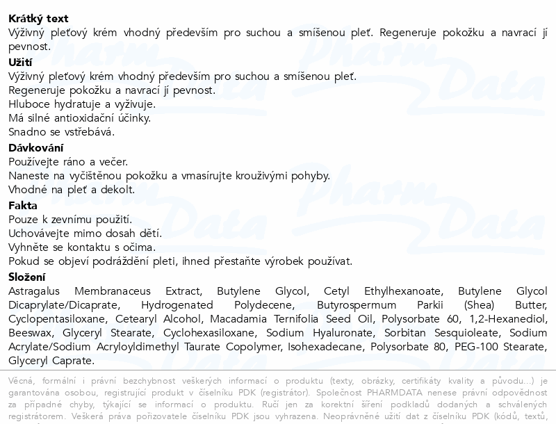 Pyunkang Yul výživný pleťový krém 100ml