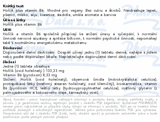 Solgar Magnesium+Vitamin B6 tbl.100