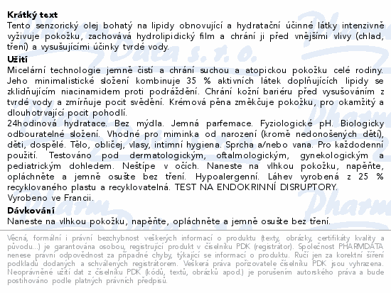 SVR Topialyse Huile Lavante Čisticí olej 400ml