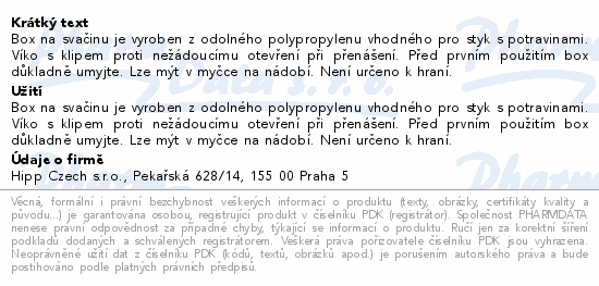 HiPP Box na svačinu modrý