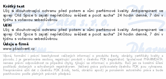 Old Spice Night Power deo sprej 150ml