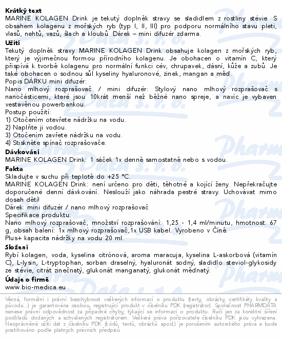 MARINE KOLAGEN Drink 2x30 sáčků+dárek