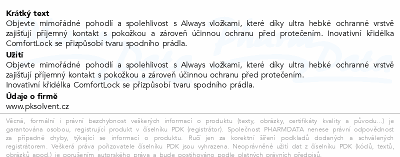 Always Platinum Normal 1 vložky 48ks