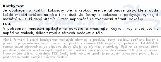 Emspoma Oil Relaxing Lemongrass 500ml