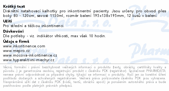 iD Discreet Pants for Man Super M modré 12ks