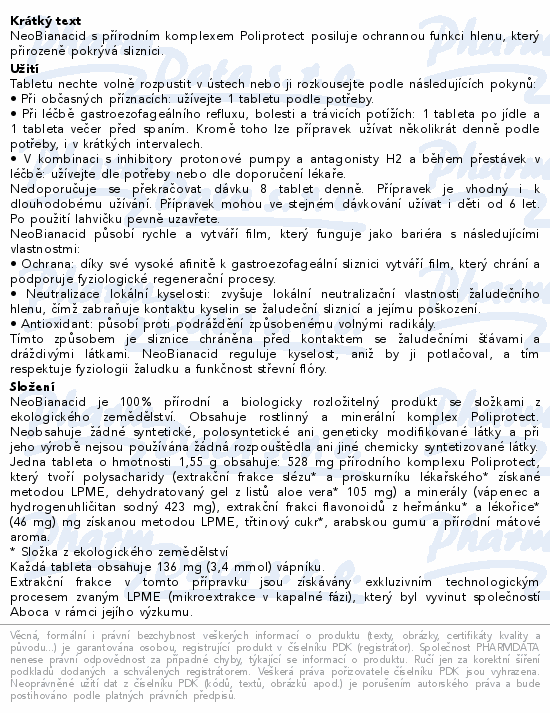 Aboca NeoBianacid tbl.14