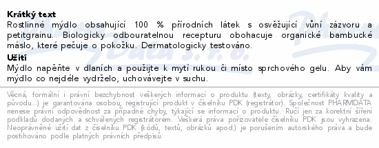 WELEDA Citrusové osvěžující mýdlo 75g