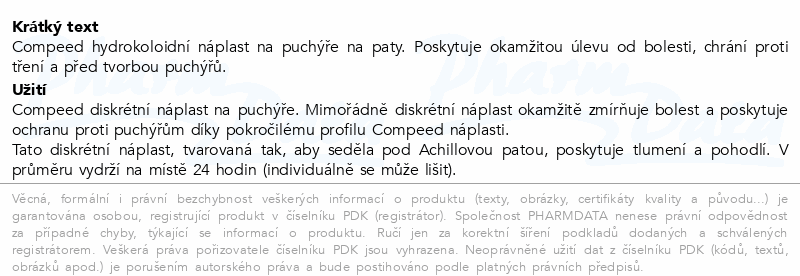 Compeed Náplasti na puchýře diskrétní 5ks
