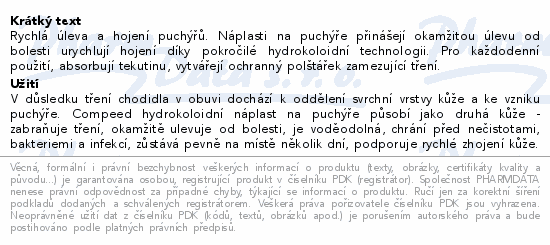 Compeed Náplasti na puchýře střední 10ks