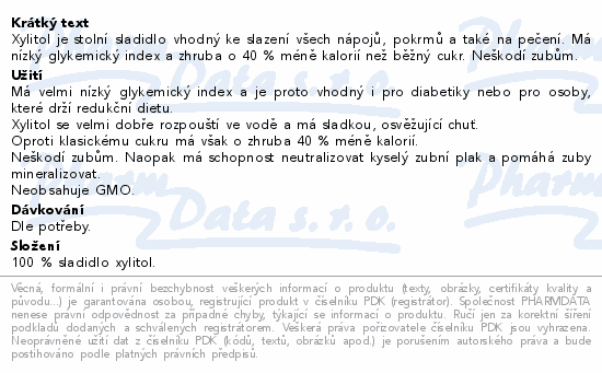 Allnature Xylitol 1000g