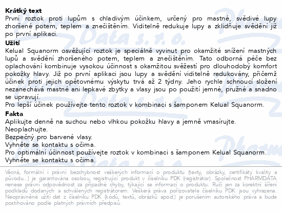 DUCRAY Kelual Squanorm roztok proti lupům 190ml
