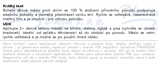 WELEDA MamaTělové máslo proti striím 150ml