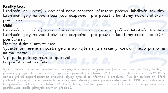 Coolex lubrikační gel na vodné bázi natural 50ml