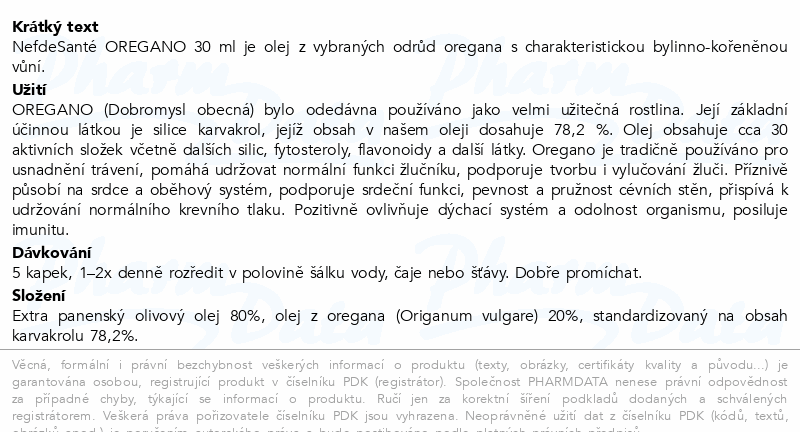NefdeSanté Oregano 30ml