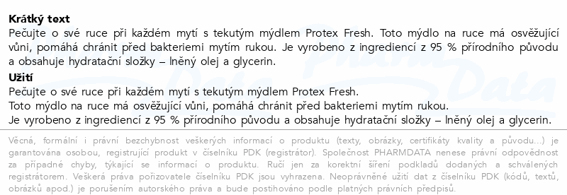 Protex Cleans&Potects Fresh Liq.Hand Wasch 250ml