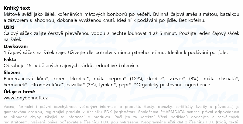 Higher Living čaj Dobré zažívání BIO15x1.46g