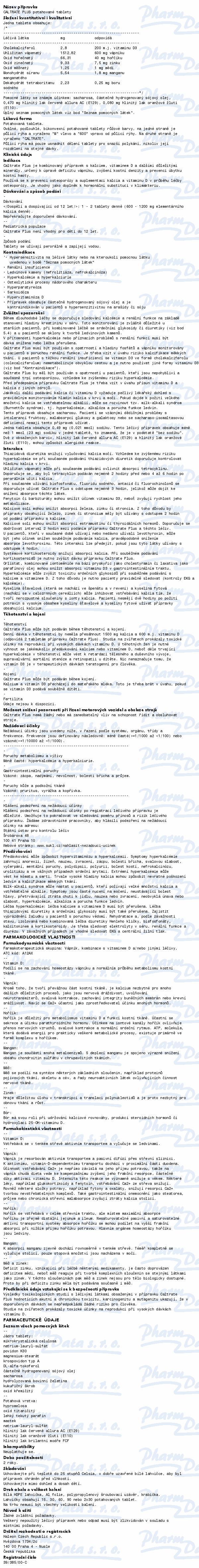 Caltrate Plus tbl.flm.30